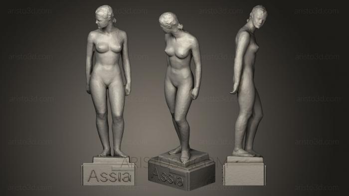 Figurines of girls (STKGL_0069) 3D model for CNC machine